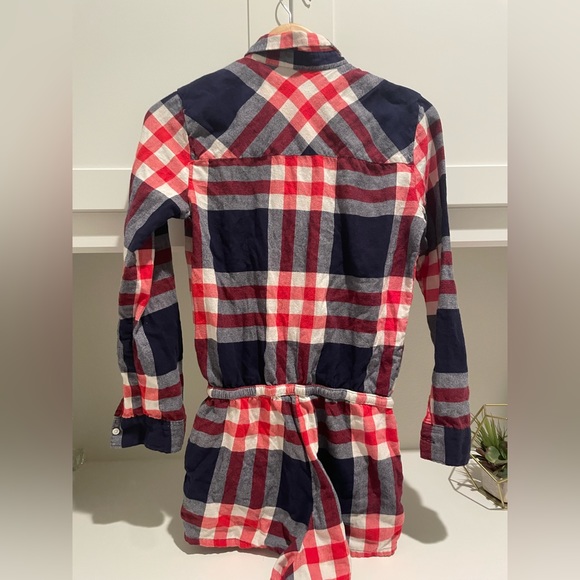 Aerie Plaid Pajama Romper - Picture 8 of 15